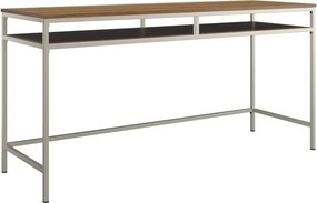 Scrivania con piano effetto noce 51x153 cm Bradford - Støraa