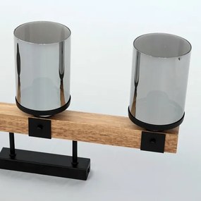 Brilagi - Plafoniera VISTA 3xE27/60W/230V rovere