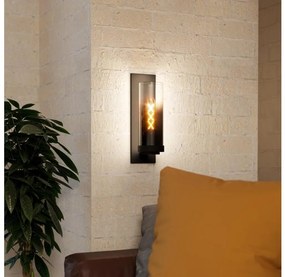 Eglo 44003 - Applique TOOTHILL 1xE27/40W/230V nero