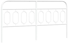 Testiera in metallo bianco 160 cm