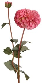 L' ocanera fiore decorativo Dalia rosa h 78 set 4 pezzi