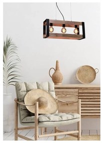 Lampada a sospensione nera 20x60 cm Varna - Candellux Lighting