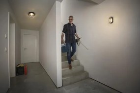 Osram - Lampada da parete per esterni BULKHEAD 1xE27/10W/230V IP54 nera