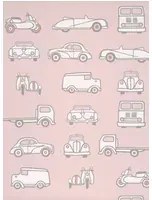 Little Greene Carta da parati Road Trip - Confetti