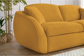 Divano giallo allungabile 235 cm Cezanne – Bobochic Paris