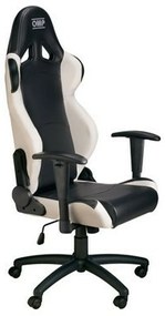 Sedia Gaming OMP OMPHA/777E/NW Nero/Bianco