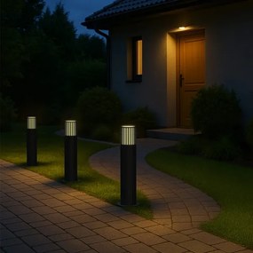 Lampada da esterno KUUSAMO 1xE27/20W/230V 44 cm IP54 antracite