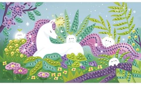 Atelier per bambini midi - Pittura con mini strass - Magia e unicorni