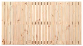 Testiera da parete 166x3x90 cm in legno massello di pino