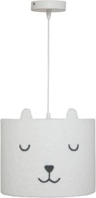 Atmosphera - Lampadario a sospensione per bambini con cavo TOXEY 1xE27/25W/230V orsetto
