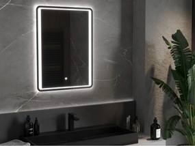Mexen Zusa specchio da bagno retroilluminato 60 x 80 cm, LED 6000K, antiappannamento - 9808-060-080-611-00