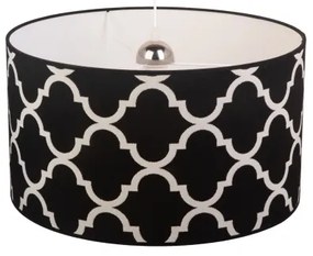Duolla - Lampadario a sospensione con filo MAROKO 1xE27/40W/230V diametro 45 cm nero/bianco