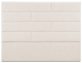 Testata imbottita beige 140x120 cm NY - Cosmopolitan Design