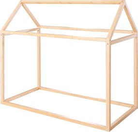 Letto per bambini in colore naturale 70x140 cm Montessori - Roba