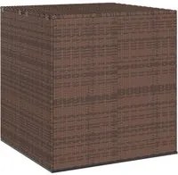 Contenitore da Giardino in Rattan PE 100x97,5x104 cm Marrone cod mxl 57263