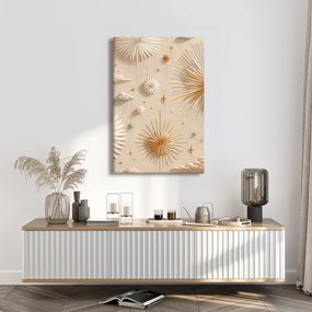 Quadro su tela – Sole e stelle tra le nuvole