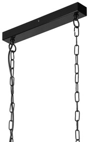 Lampadario a sospensione con catena MARIO 1xE27/60W/230V cromo