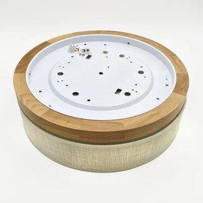 Brilagi - Plafoniera LED BELLADONNA LED/36W/230V Ø 40 cm crema/rovere