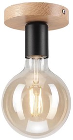 Lampadario a plafone VITO OAK 1xE27/60W/230V rovere