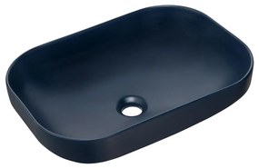 COMAD UN-NELI-MNB - Lavabo da appoggio NELI 50,4x35,2 cm ceramica/blu opaco
