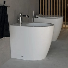 Bidet Da Terra Ercos Bianco Lucido "Kite"