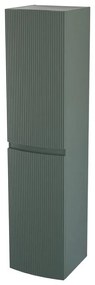 Armadietto bagno a terra Vague BADEN HAUS 2 ante P 38 x L 40 x H 170 cm verde opaco