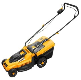 Tosaerba Elettrico 1400W a Spinta con Sacco 35L e 5 Altezze di Taglio