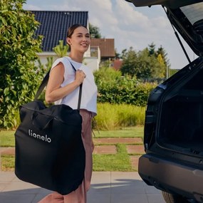 Lionelo - Passeggino sportivo JULIE ONE Nero/Oro