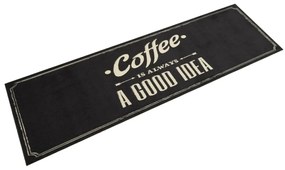 Tappeto Da Cucina Lavabile Testo Caffè 45x150 Cm İn Velluto /