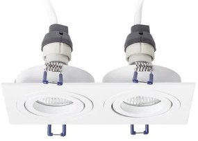 RED - Design Rendl - R12713- Lampada da incasso PASADENA 2xGU10/50W/230V