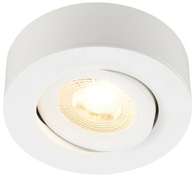 Faretto Incasso Desi Plastica Bianco Led Integrato 5W 3000K Ip20