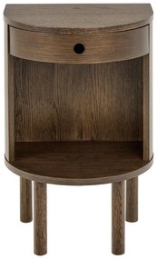 Comodino colore naturale scuro con effetto rovere Paron – Actona