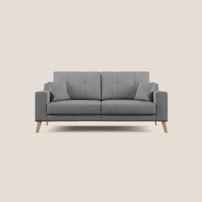 Danish divano moderno in tessuto morbido impermeabile T02 grigio 146 cm