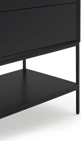 Armadietto nero 120x140x45 cm Platt – Teulat