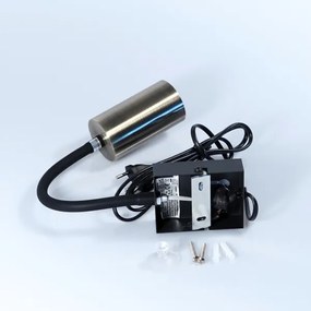 Globo 57911WM - Lampada da parete flessibile ROBBY 1xGU10/25W/230V nero/ottone