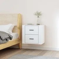 Comodino a Muro Bianco 50x36x47 cm cod mxl 49598