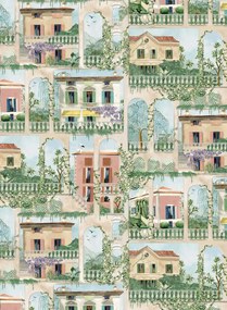 Osborne & Little Tapete Villa Como - Terracotta