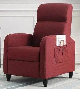 Poltrona recliner denver (tre colori), BORDEAUX