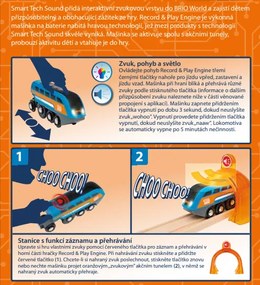 Brio - Locomotiva di registrazione Smart Tech Sound