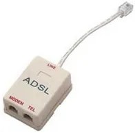 commutatore telefonico 2 uscite plug 6/2c per linea adsl fer232661