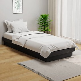 Giroletto İn Legno Massello Grigio 75x190 Cm Small Single /