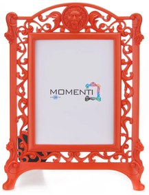 Cornice  "Classic Pop  - Momenti". Portafoto in resina cm. 18x24 - Rosso