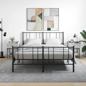 Comodini 2 Pz Grigio Sonoma 40,5x31x60 Cm İn Legno Multistrato /