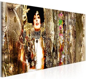 Quadro Judith and Flowers (1 Part) Narrow  Colore colorful, Dimensioni e Misure 120x40