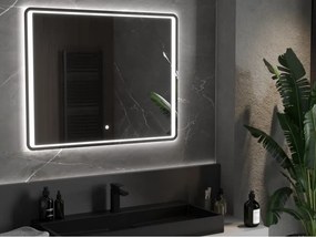 Mexen Zusa specchio da bagno retroilluminato 120 x 80 cm, LED 6000K, antiappannamento - 9808-120-080-611-00