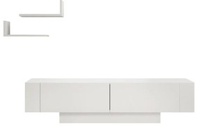 Televisore bianco 150x42 cm Matera - Zena Home