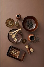 Set macina pepe e sale color ambra in ceramica 2 pz Gastro Amber – Bitz