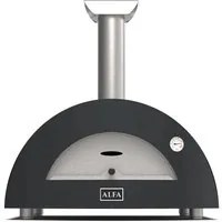 Forno per Pizza da Esterno Moderno 2 Pizze Alfa Formato: Ibrido, Colore: Grigio Ardesia