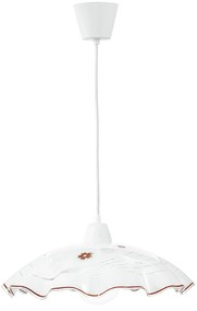 Lampadario Sospensione Victoria Henging Colore Bianco 60W