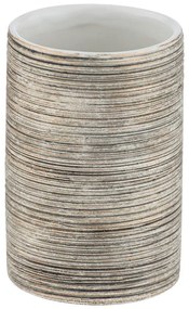 Tazza in ceramica marrone per spazzolini da denti Fedio - Wenko